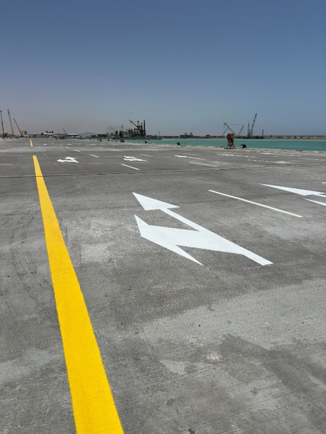 Libya Bingazi Limanı Liman İçi Yollar ve Yönlendirme Okları